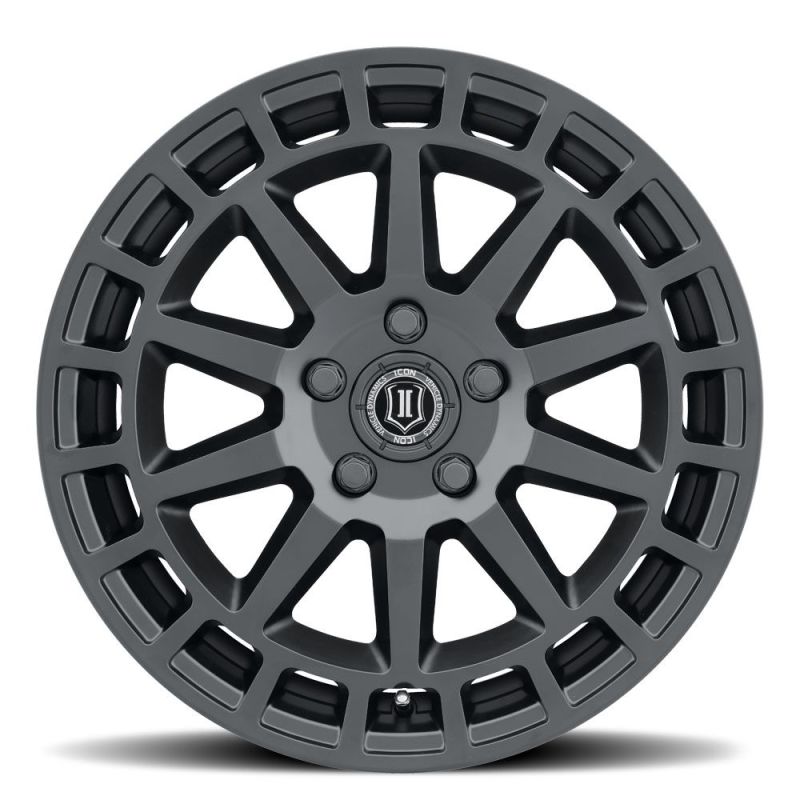 21-23 Ford Bronco Sport V6 1.5L & 2.0L ICON 7117803160SB Journey 17x8.5 5x108 38mm Offset 6in BS Satin Black Wheel