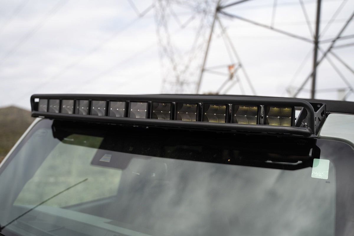 21-23 Ford Bronco DV8 Offroad LBBR-03 Curved Light Bracket for 12 3in. Pod Lights