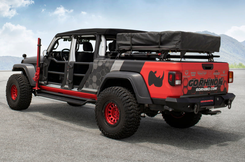 19-24 Ford Ranger / 22-24 Ford Maverick Go Rhino 5935000T JT/16-22 Toy. Tacoma/05-21 Nssn Frontier XRS Cross Bars Kit - Tex. Blk
