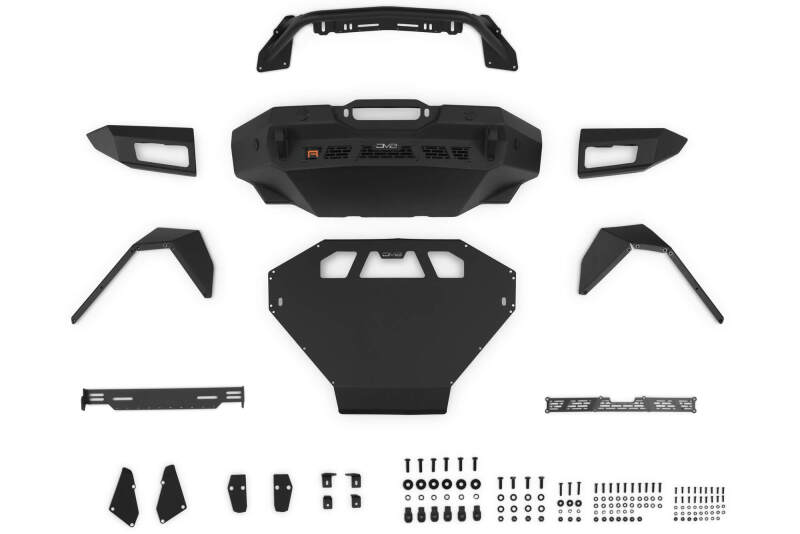 22-26 Ford Bronco Raptor DV8 Offroad FBFR-01 Spec Series Winch Front Bumper