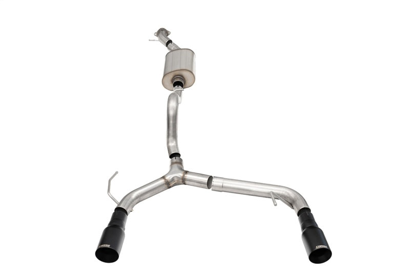 21-23 Ford Bronco V6 2.3L Corsa Performance 21204BPC 2-Door 2.75in Cat-Back Dual Rear Exhaust w/ 4in Straight Cut Black Tips