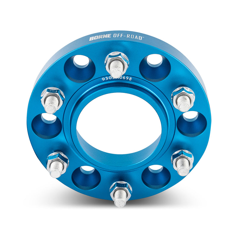 21-26 Ford Bronco / 19-22 Ranger Borne Off-Road BNWS-001-300BL Wheel Spacers - 30mm - M12 - Blue