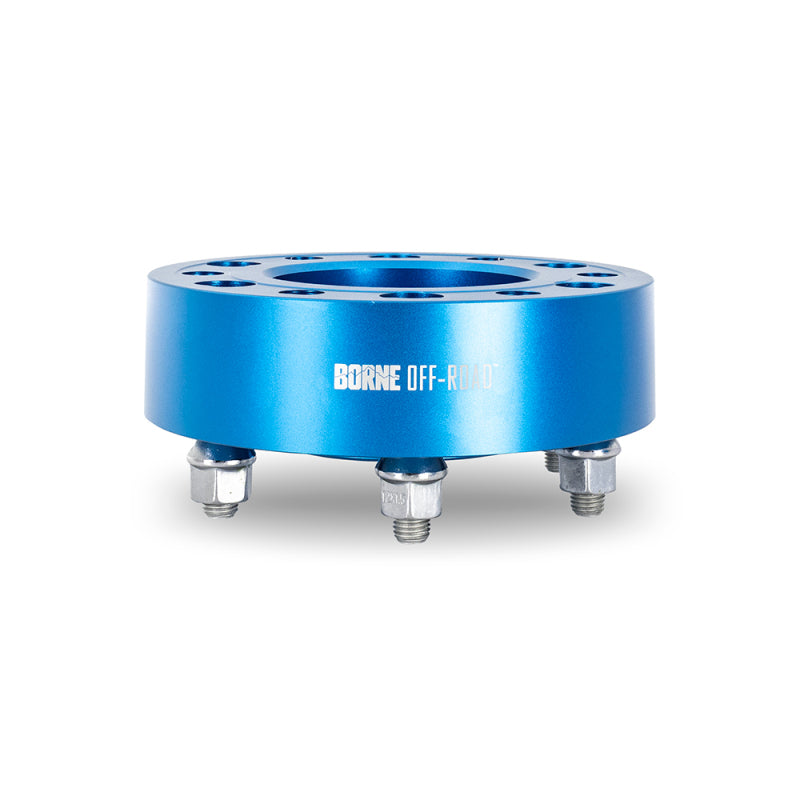 21-26 Ford Bronco / 19-22 Ranger Borne Off-Road BNWS-001-500BL Wheel Spacers - 50mm - M12 - Blue