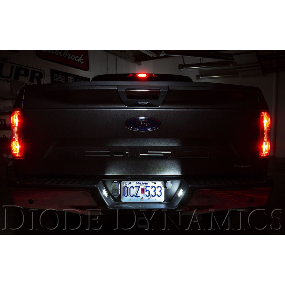 18-26 Ford F-150 Diode Dynamics DD0336P License Plate LED Bulbs HP5 Pure White (Pair)