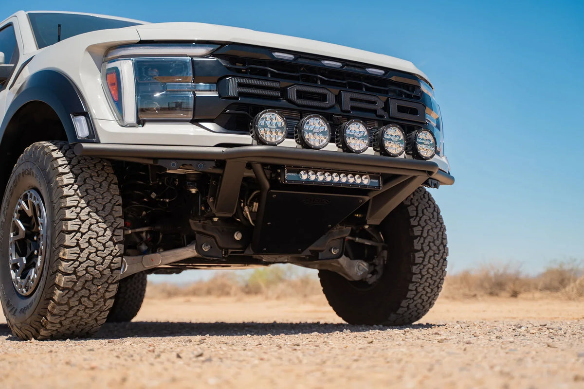 21-26 Ford Raptor 3.5L V6 / 23+ Raptor R 5.2L V8 Addictive Desert Designs F210562070103 Pro Plus Frame Cut Front Bumper | 20-inch Light Bar