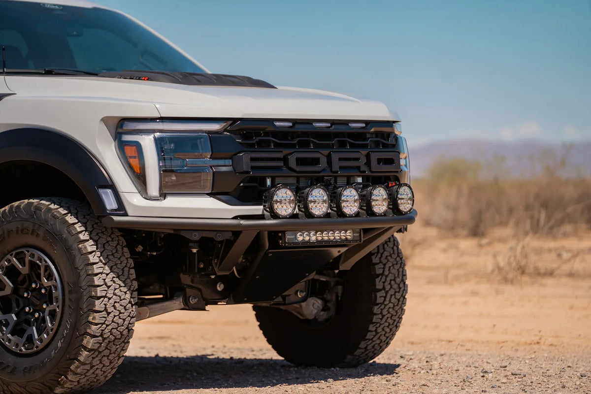 21-26 Ford Raptor 3.5L V6 / 23+ Raptor R 5.2L V8 Addictive Desert Designs F210562070103 Pro Plus Frame Cut Front Bumper | 20-inch Light Bar