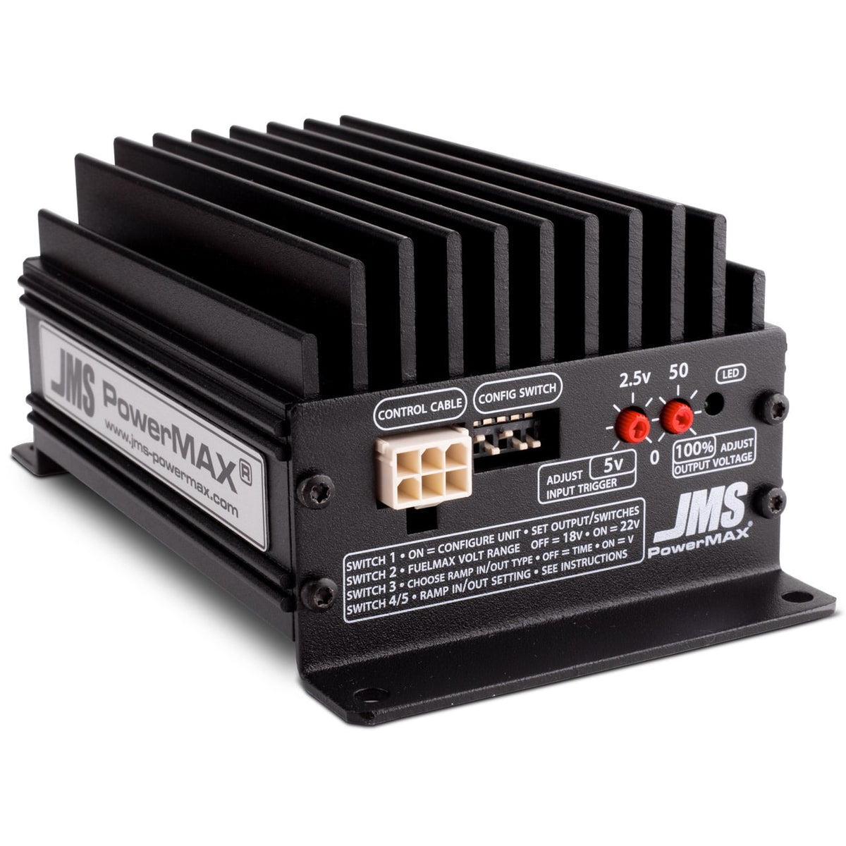 JMS PowerMAX - Accelerator Positioning Sensor Activate - Plug and Play - FuelMAX V2 - Fuel Pump Voltage Booster - 2015+ Mustang