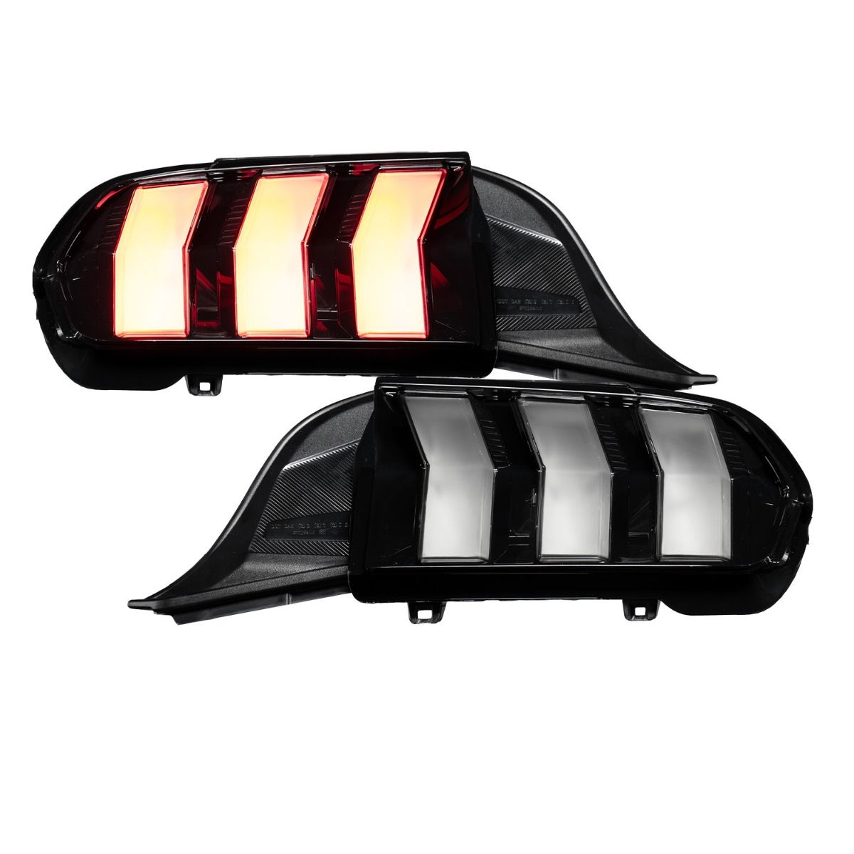 24-25 Ford Mustang Form Lighting FL0088 Sequential LED Tail Lights Smoked (Pair)