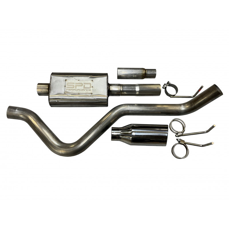 SPD 2021 - 2025 F-150 2.7L 3.5L 5.0L SPD Performance GX Series Stainless 3.0IN Single Exit Catback Exhaust