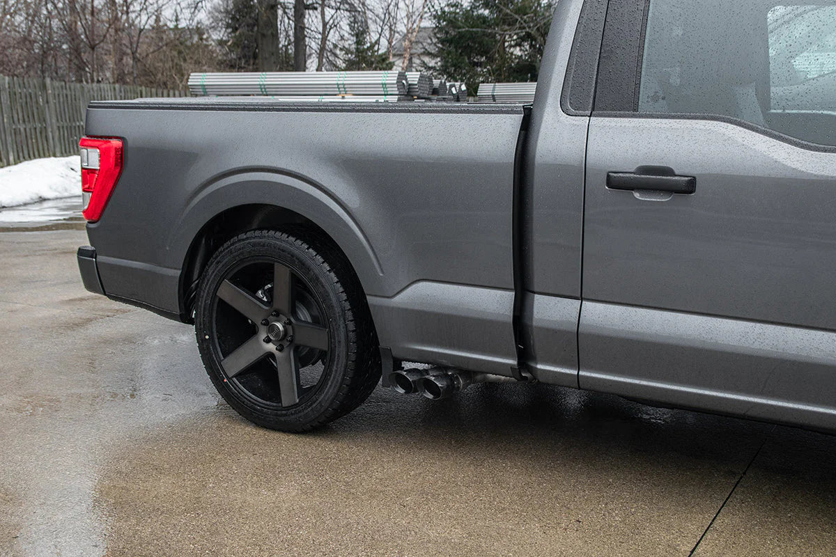 21-23 Ford F-150 V6 3.5L EB Corsa Performance 21168 3in Cat-Back Front of Tire Exit Polished