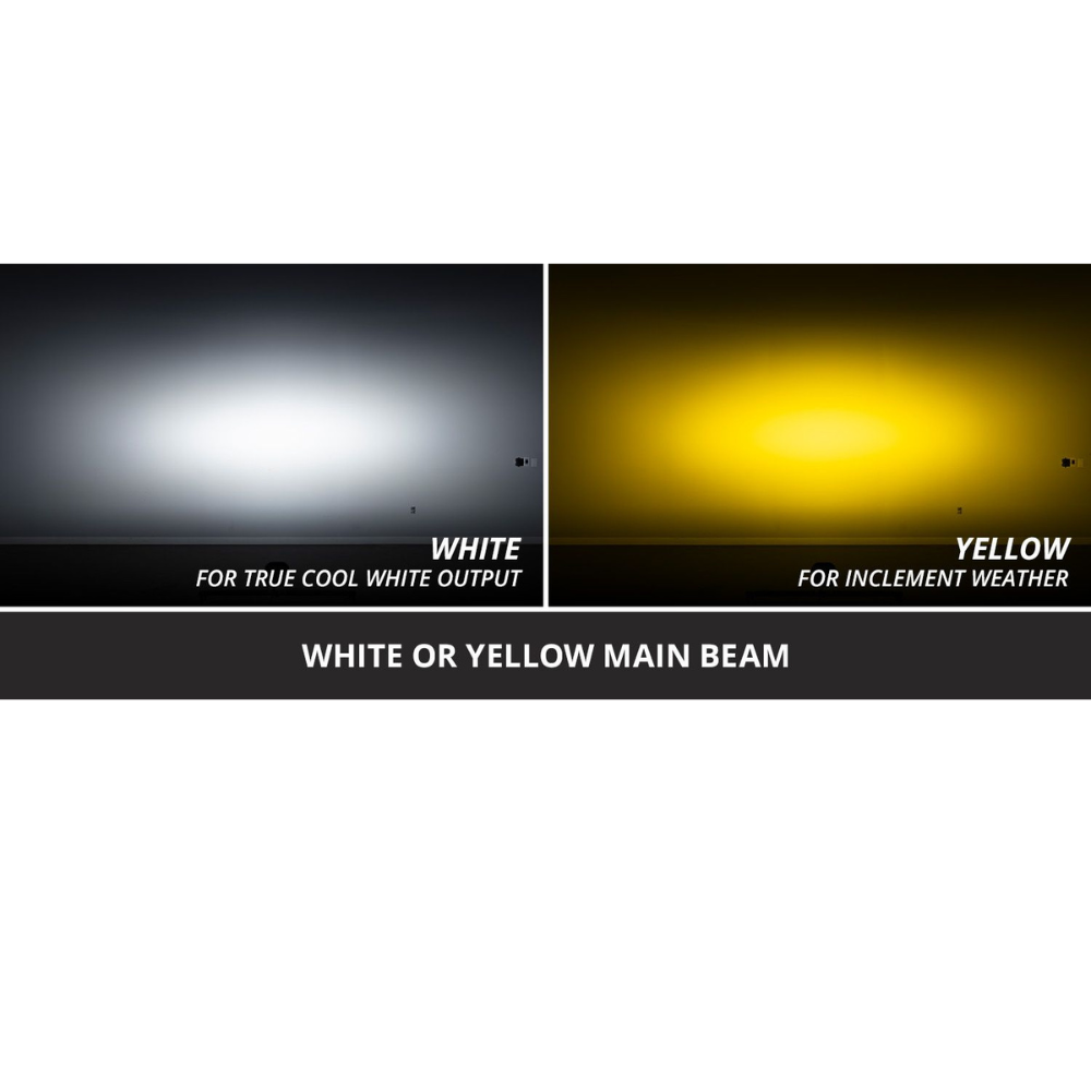 15-20 Ford F-150 / 17-20 Raptor Diode Dynamics DD6574 Stage Series Backlit Ditch Light Kit - Yellow Combo