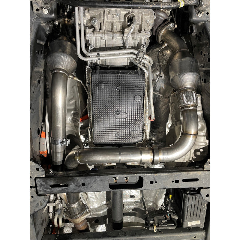 21-23 Ford F-150 3.5L PowerBoost SPD Performance 35FPB21 Alpha Catted Downpipes