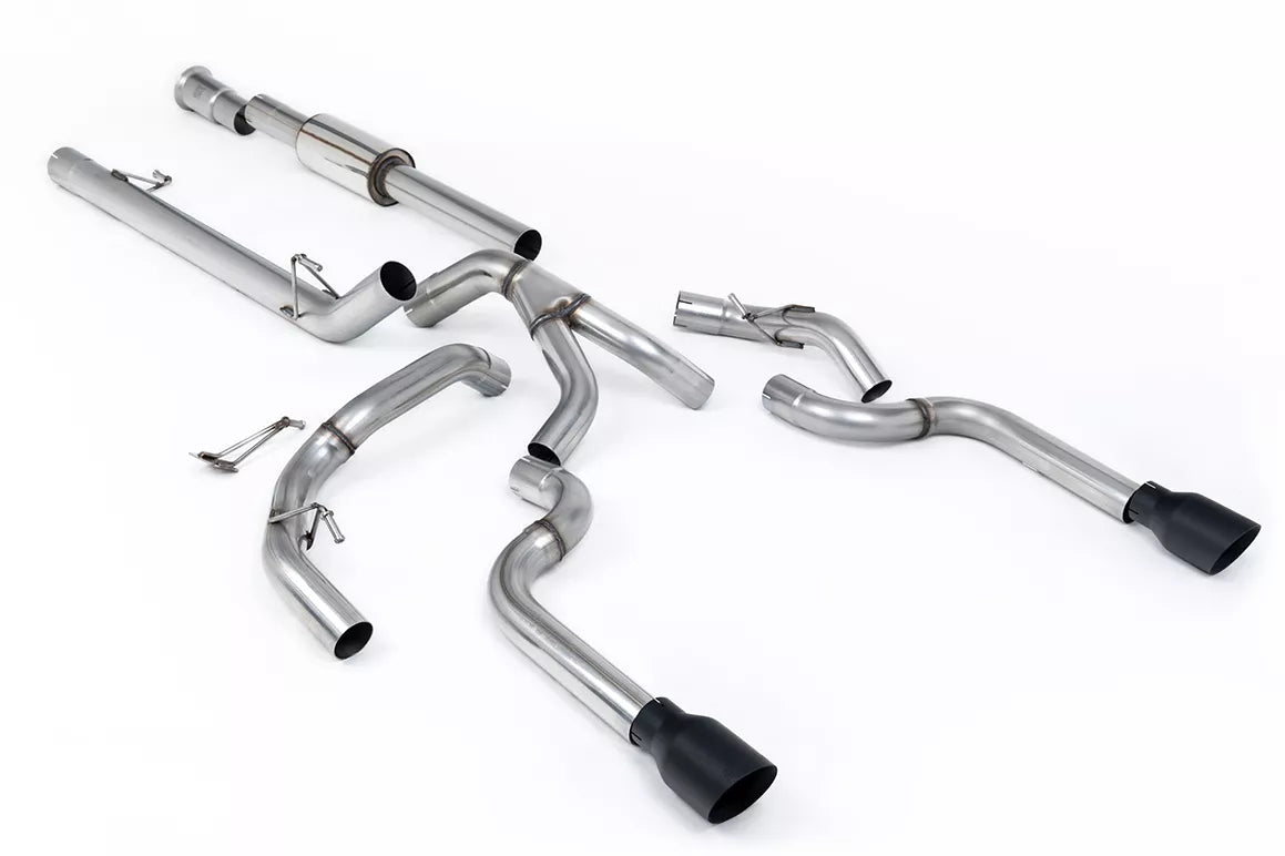 21-26 Ford F-150 SuperCrew 5.0 V8 5.5ft Bed Milltek Sport Race Part-Resonated Cat-Back with Dual Outlet