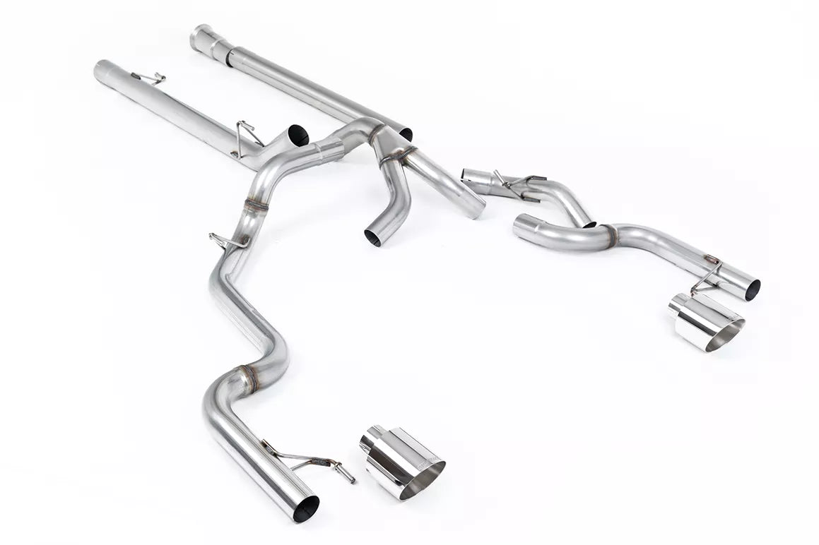 21-26 Ford F-150 SuperCrew 3.5 V6 Ecoboost 5.5ft Bed (Tremor Models) Milltek Sport Race Cat-Back with Dual Outlet