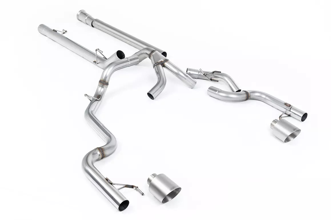 21-26 Ford F-150 SuperCrew 3.5 V6 Ecoboost 5.5ft Bed (Tremor Models) Milltek Sport Race Cat-Back with Dual Outlet
