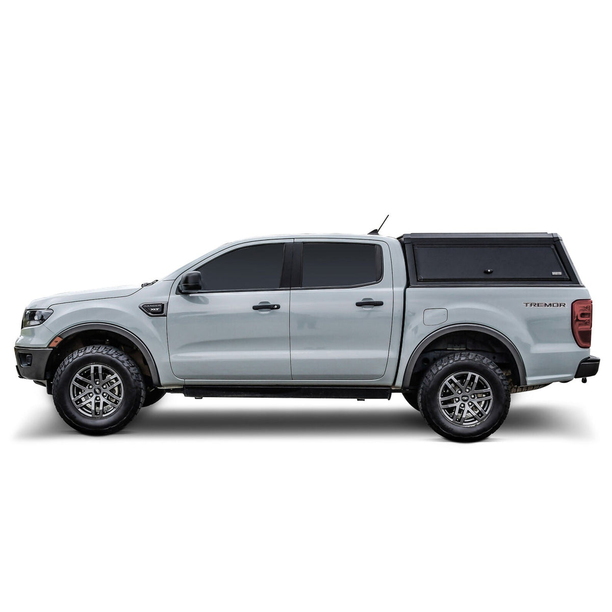 19-23 Ford Ranger Westin 16-14025 EXP Truck Cap with Solid Front Glass Matte Black (CC 5ft. Bed)