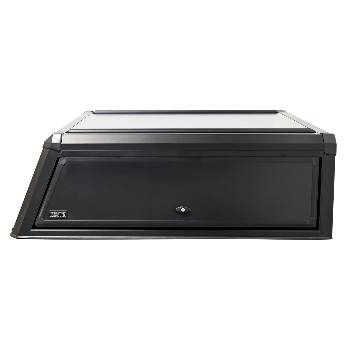 19-23 Ford Ranger Westin 16-14025 EXP Truck Cap with Solid Front Glass Matte Black (CC 5ft. Bed)