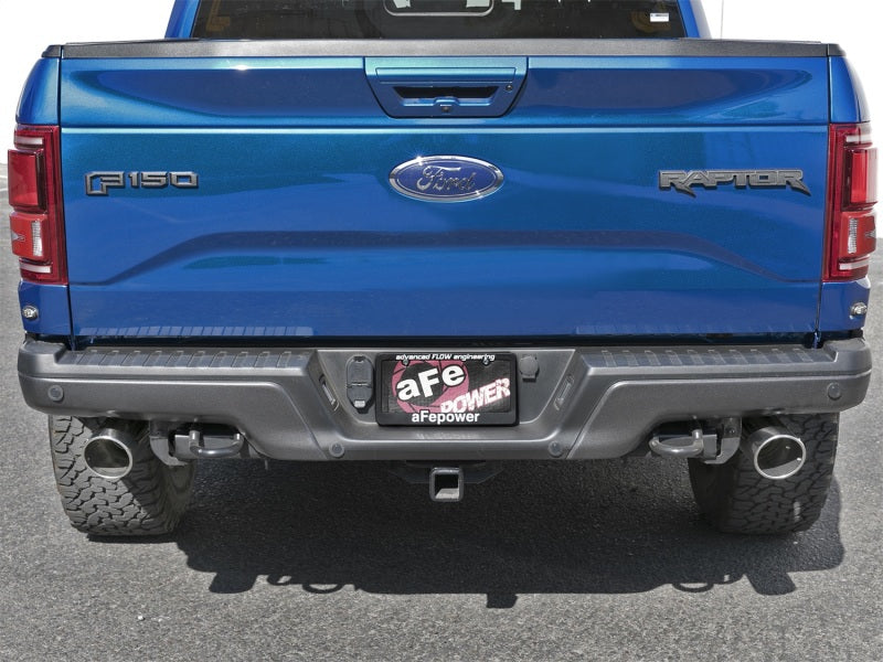17-20 Ford Raptor / 19-20 Ford F-150 Limited V6 3.5L EcoBoost aFe MACHForce-XP 3in to 3-1/2in 304 SS Cat-Back Exhaust System w/ Polished Tips