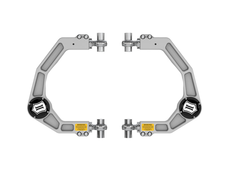21-24 Ford F150 V6 3.5L/2.7L ICON 98523DJ Billet Front Upper Control Arms DJ Pro Kit