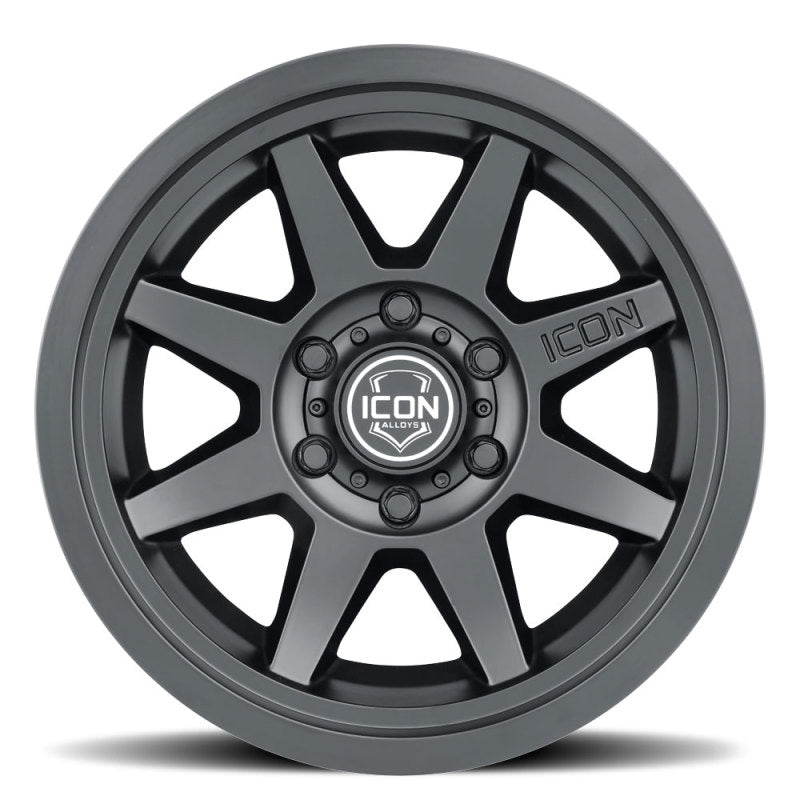 21-23 Ford Bronco / 19-23 Ford Ranger ICON 1917859057SB Rebound 5.75in BS 17x8.5 6x5.5 25mm Offset 95.1mm Bore Satin Black Wheel