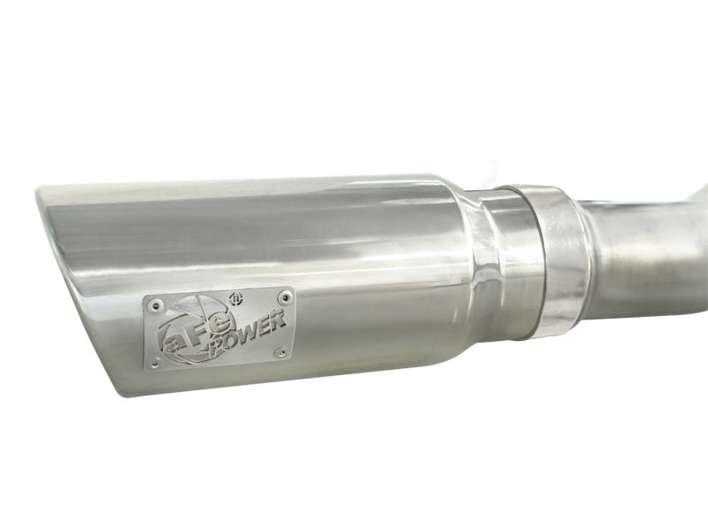11-14 Ford F150 Ecoboost V6-3.5L (TT) aFe 49-43056-P MACHForce XP Exhausts 3inSS Dual Side Exit Stainless Steel Cat-Back Polished Tip