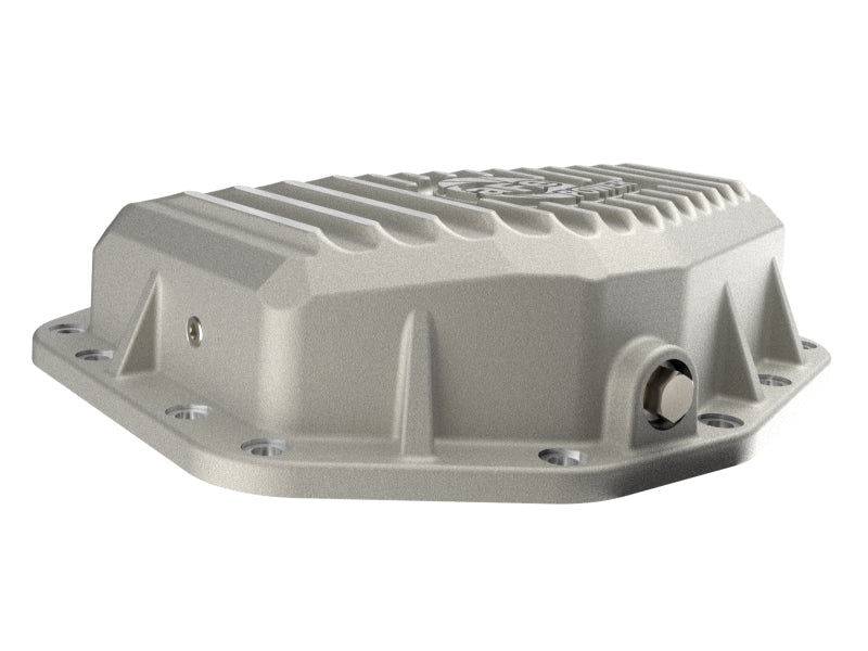 22-26 Ford Bronco Raptor V6 3.0L aFe 46-71460A POWER Street Series Rear Differential Cover Raw w/ Machined Fins
