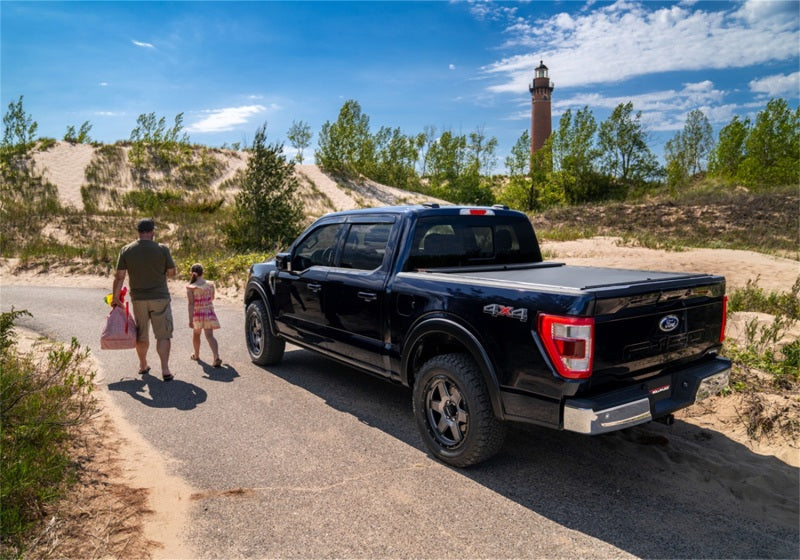 21-24 Ford F-150 Roll-N-Lock LG133M M-Series Retractable Tonneau Cover (w/o OE Cargo Tracks - 97.6in. Bed)