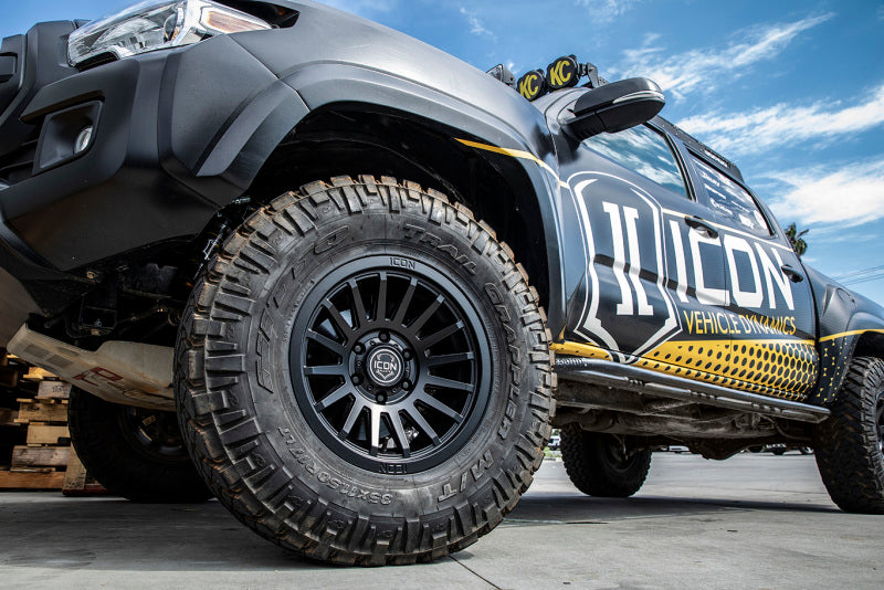 21-23 Ford Bronco ICON 3617858347SB Recon SLX 17x8.5 6x5.5 BP 0mm Offset 4.75in BS 106.1mm Bore Satin Black Wheel