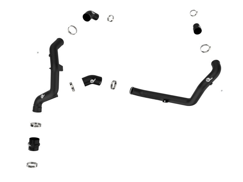 22-24 Ford Explorer V6 3.0L EB aFe 46-20678-B BladeRunner 2 1/4in Intercooler Hot Side Charge Pipe - Black