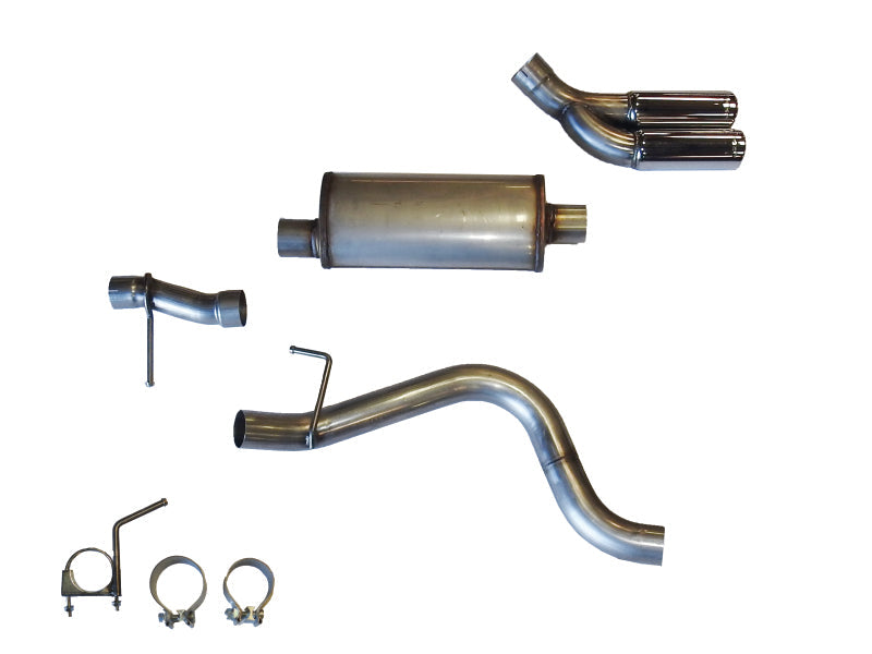19-20 Ford Ranger I4 2.3L EB JBA 30-2545 304SS Dual Side Rear Exit Cat-Back Exhaust w/ 3-1/2in Tips