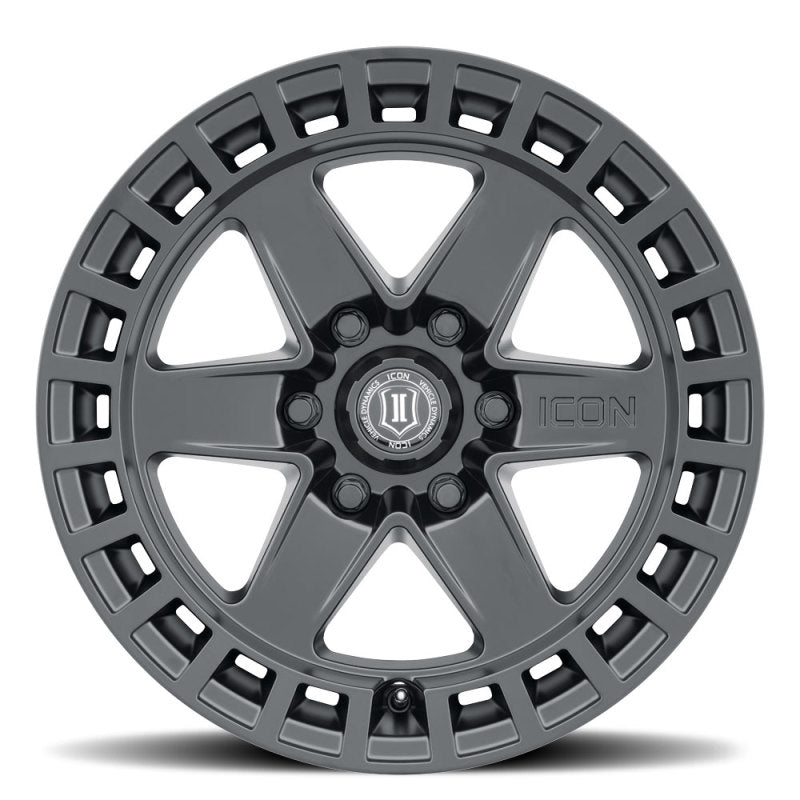 21-23 Ford Bronco ICON 3417858347SB Raider 17 x 8.5 / 6 x 5.5 / 0mm Offset 4.75in BS Satin Black Wheel