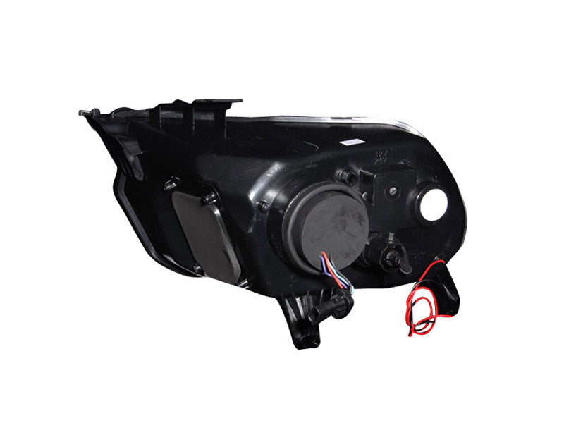 10-14 Ford Mustang ANZO 121323 Projector Headlights w/ Halo Black (CCFL)