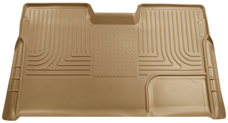 09-14 Ford F-150 Super Crew Husky Liners 19333 WeatherBeater Tan Rear Cargo Liner