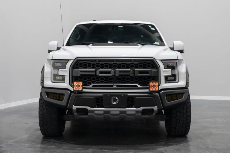 17-20 Ford Raptor Diode Dynamics DD7351 SS5 Bumper LED Pod Light Kit - Yellow Pro Driving
