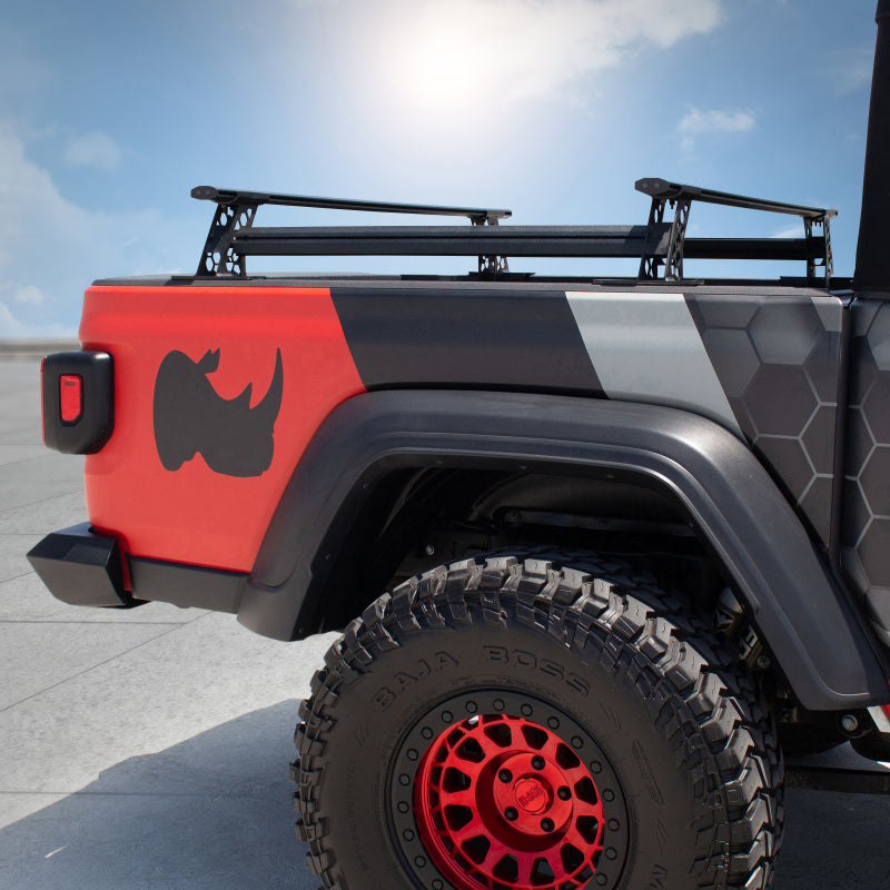 19-24 Ford Ranger / 22-24 Ford Maverick Go Rhino 5935000T JT/16-22 Toy. Tacoma/05-21 Nssn Frontier XRS Cross Bars Kit - Tex. Blk
