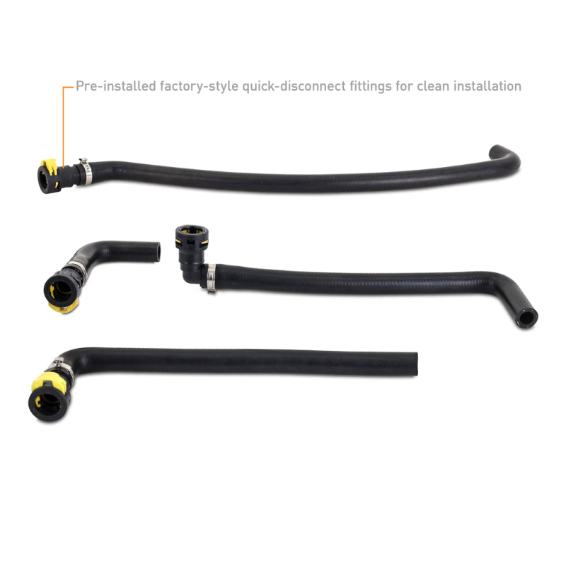 2023+ Ford Bronco 2.7L Mishimoto MMBCC-BR27-23S Baffled Oil Catch Can Kit
