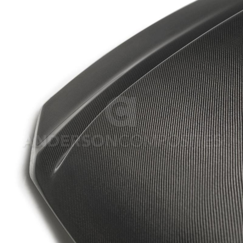 10-12 Ford Mustang Anderson Composites AC-HD10FDMU-CJ 3in Type-CJ Carbon Fiber Cowl Hood