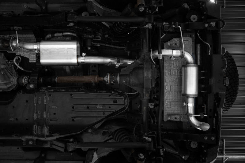 21-23 Ford Bronco V6 2.3L & 2.7L EB MBRP S5245304 3in Cat-Back Single High Clearance Rear Exit SS