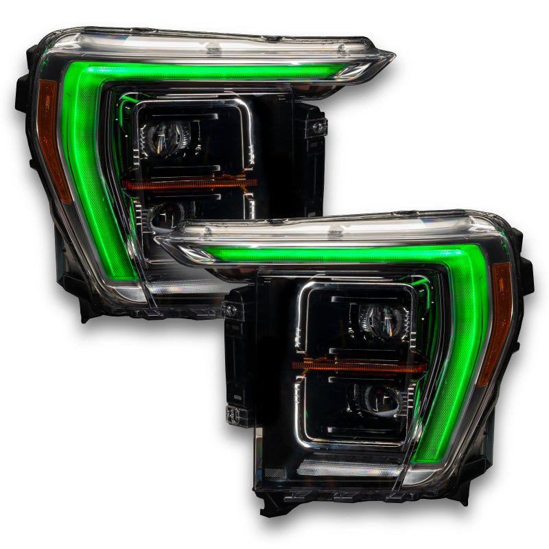 21-23 Ford F-150 Oracle 1460-330 RGB+W Headlight DRL Upgrade Kit ColorSHIFT® - w/ RF Controller