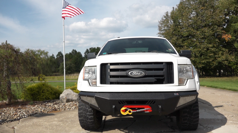 09-14 Ford F-150 Fishbone Offroad FB22347 Pelican Front Bumper - Black