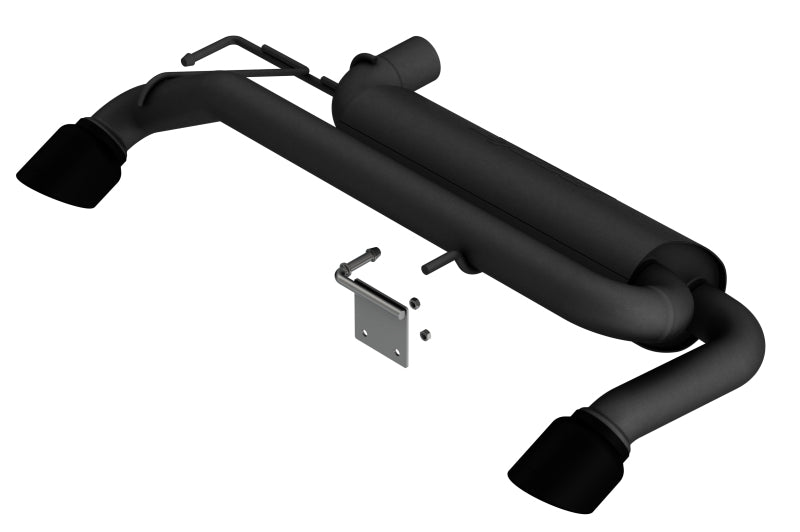 21-24 Ford Bronco 2.3L 4WD Borla 11975CB ATAK Axle Back Exhaust w/ Black Coated Tips