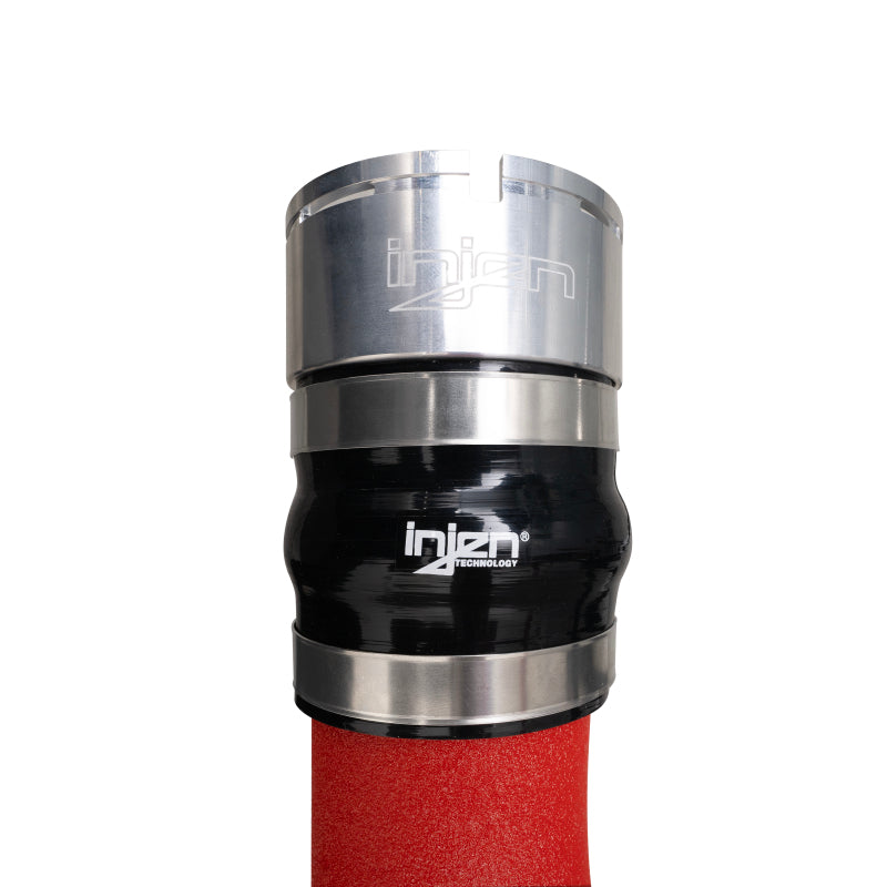 21-23 Ford Bronco 2.7L V6 (TT) EcoBoost Injen SES9301ICPWR SES Intercooler Pipes -Wrinkle Red