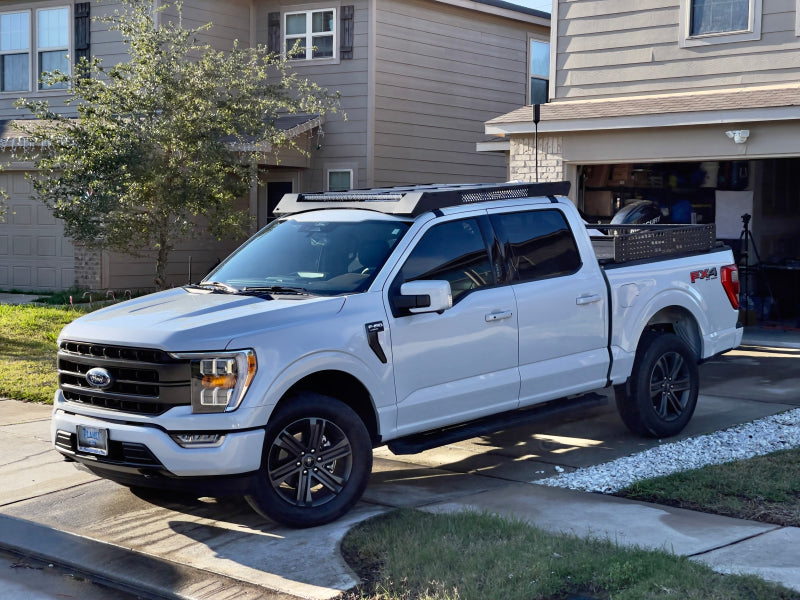 21-24 Ford F-150 / Raptor 4DR Go Rhino 5933140T CC Ceros Low Profile Roof Rack Tex. Black