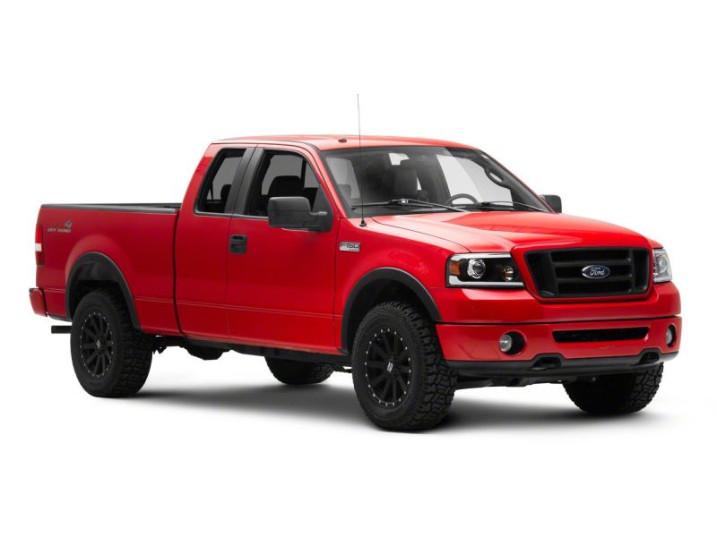 04-08 Ford F-150 Raxiom T566364 Axial Series Projector Headlights w/ SEQL LED Bar- Blk Housing (Clear Lens)