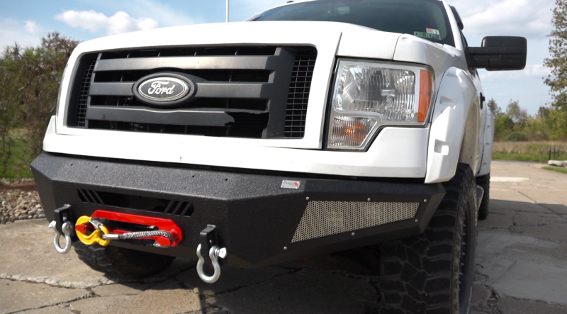 09-14 Ford F-150 Fishbone Offroad FB22347 Pelican Front Bumper - Black