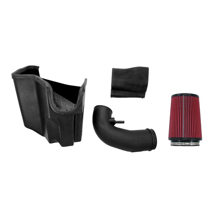 18-22 Ford Mustang GT JLT CAI-FMG-18 Black Textured Cold Air Intake Kit w/Red Filter-Tune Req