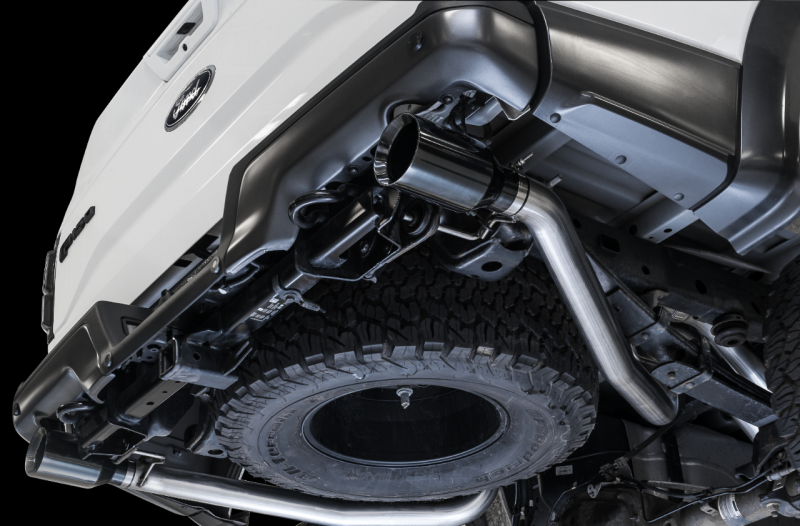 17-20 Ford Raptor AWE Tuning 3020-33050 Tailpipe Conversion Kit w/ Diamond Black Tips