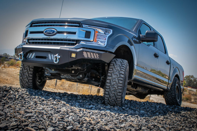 18-20 Ford F-150 DV8 Offroad FBFF1-08 Steel Front Bumper w/ Light Holes