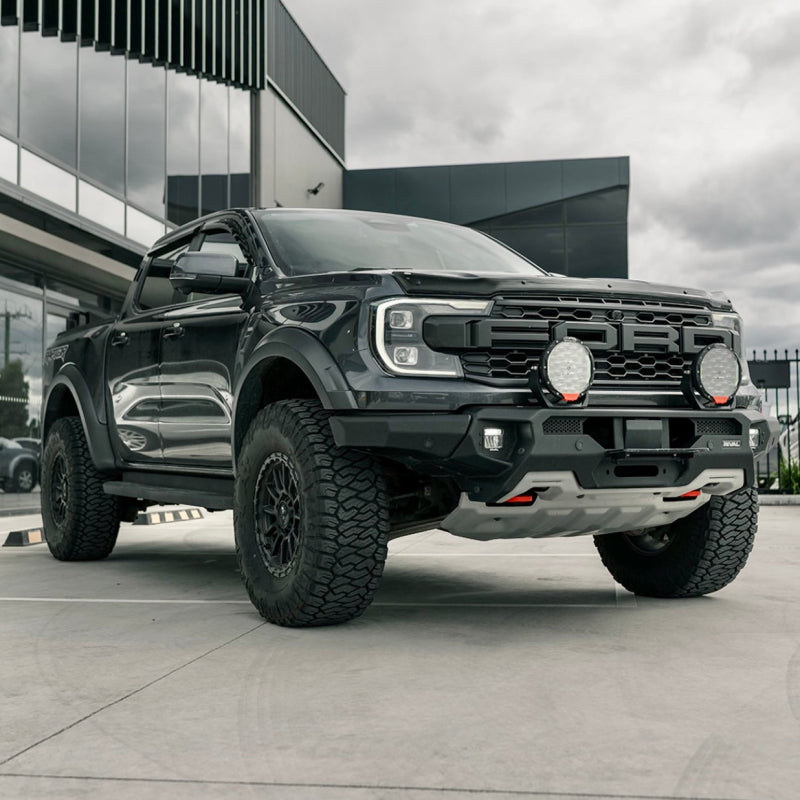 24-26 Ford Ranger Raptor 3.0L EB RIVAL 2D.1813.1.US Front Aluminum Bumper w/ Winch Mount and Recovery Points