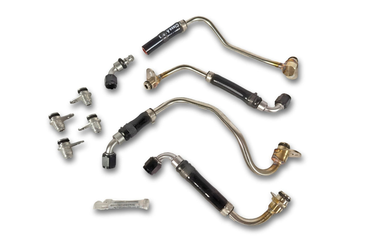 17-20 Ford F-150 & Raptor 3.5L Ecoboost Full Race A0190A Turbocharger Coolant Line Upgrade Kit